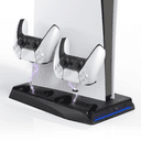 مروحة سوني 5 مع شاحن 5300 دورة بورودو Porodo Gaming Multi-Function PS5 Cooling and Charging Hub