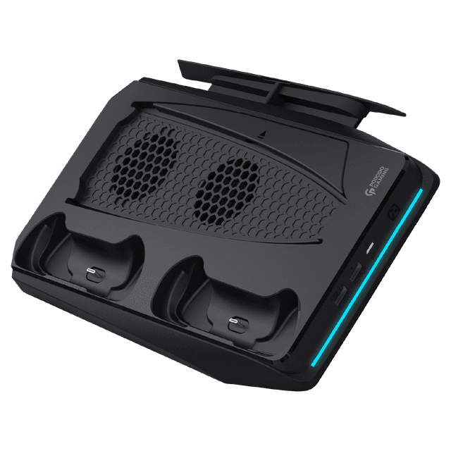 مروحة سوني 5 مع شاحن 5300 دورة بورودو Porodo Gaming Multi-Function PS5 Cooling and Charging Hub