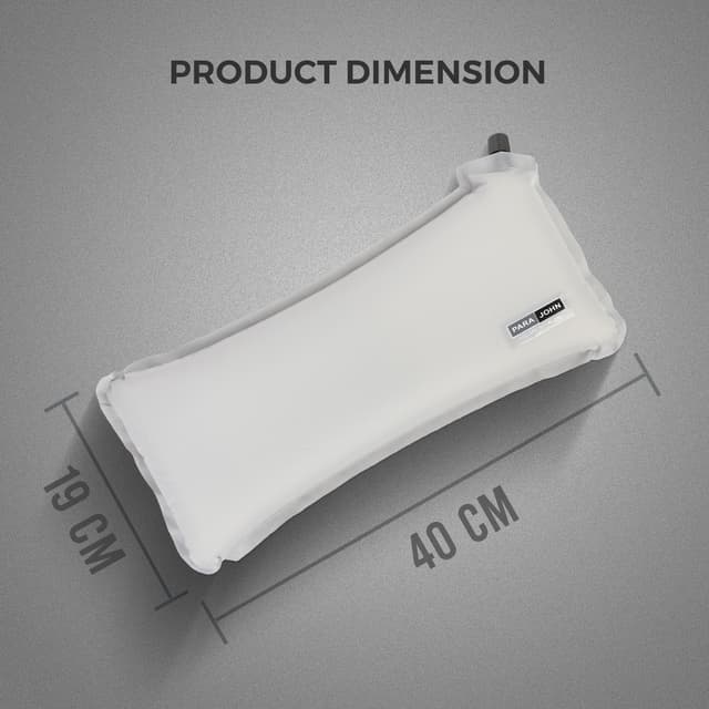 Para John Inflatable Neck Pillow - Ergonomic Automatic Inflatable Lightweight Travel Pillow - Portable Neck Support Cushion For Camping, Hiking, Office Nap, Home, Car, Travel Airplane, Train And Bus