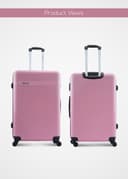 طقم شنط سفر 20/24/28 انش صلبة بارا جون 3 قطع زهري PARA JOHN Lightweight ABS Hard side Travel Luggage Trolley Bag Set