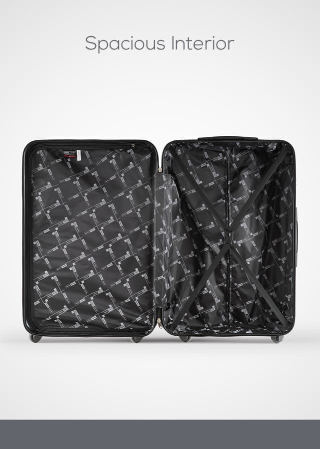 Para John Lightweight 3-Pieces Abs Hard Side Travel Luggage Trolley Bag Set With Lock For Men / Women / Unisex Hard Shell Strong