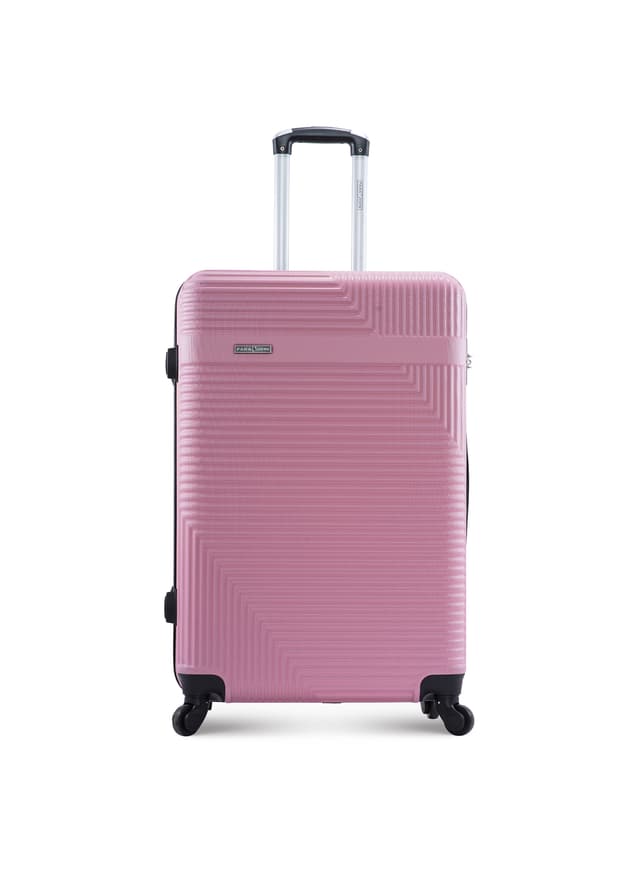 طقم شنط سفر 20/24/28 انش صلبة بارا جون 3 قطع زهري PARA JOHN Lightweight ABS Hard side Travel Luggage Trolley Bag Set