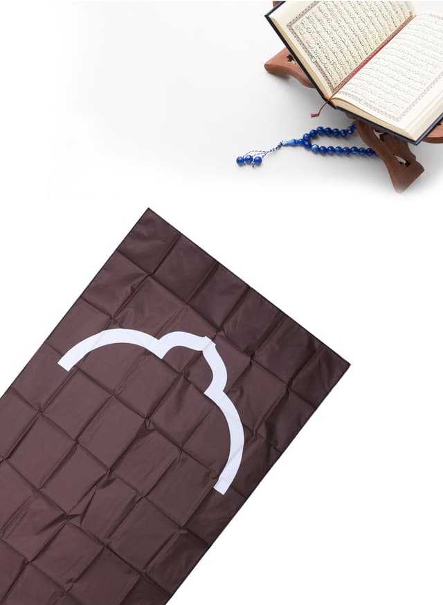 سجادة صلاة للجيب نور بني Noor-1 Portable Steady Pocket Prayer Mat
