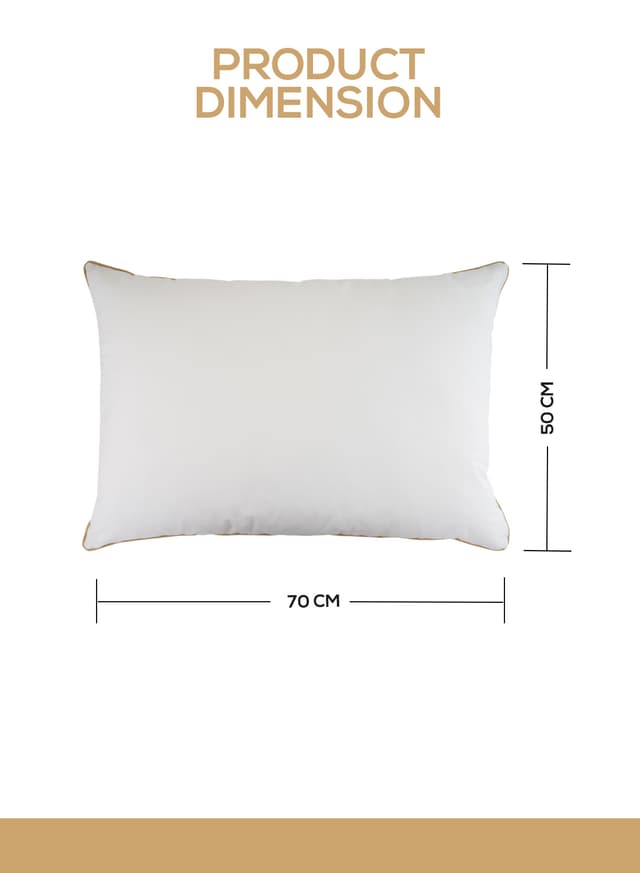 وسادة نوم قطن باري لايف PARRY LIFE Preimum Luxury Quality Soft Cotton Sleeping Bed Pillow