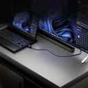 سلك اتش دي طويل 10K مطلي بالذهب 3 متر بورلوجي Powerology HDMI to HDMI Cable