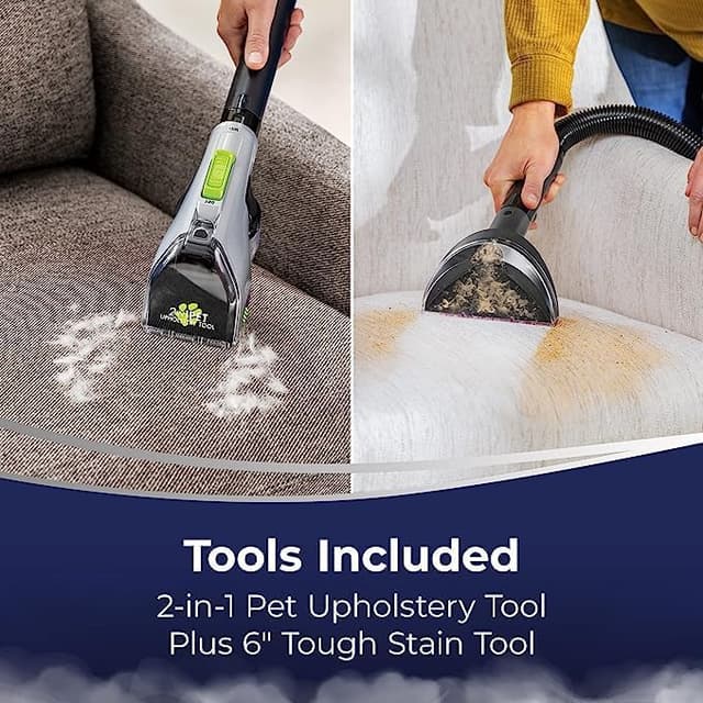 مكنسة بيسيل لغسيل السجاد والفرش بالبخار هيدرو ستيم للتنظيف العميق Bissell Revolution Hydrosteam Deep Cleaner 3672E - 229349