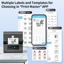 طابعة جوال لاسلكية صغيرة فوميمو 2200 مللي أمبير Phomemo M221 Mini Label Maker