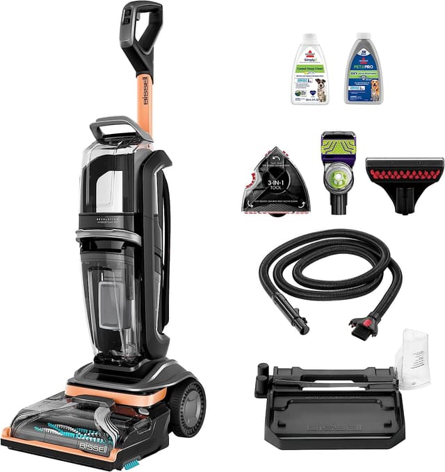 مكنسة بيسيل لغسيل السجاد والفرش بالبخار هيدرو ستيم للتنظيف العميق Bissell Revolution Hydrosteam Deep Cleaner 3672E - 229354