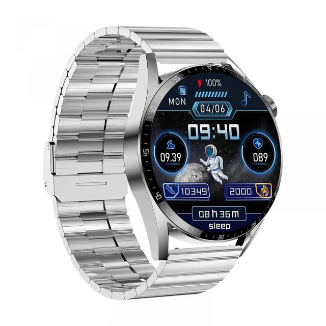 ساعة ذكية جرين جي ماستر ستانلس ستيل 270 مللي أمبير Green Lion G-Master Smart Watch