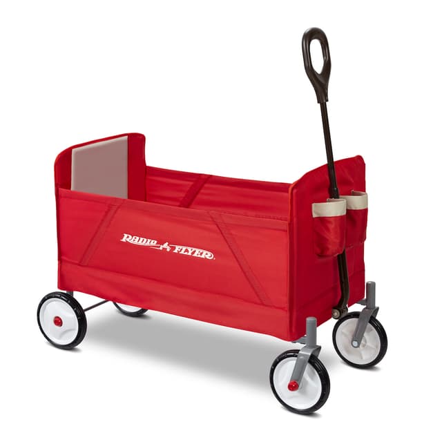Radio Flyer 3 In 1 EZ Fold Wagon with Canopy