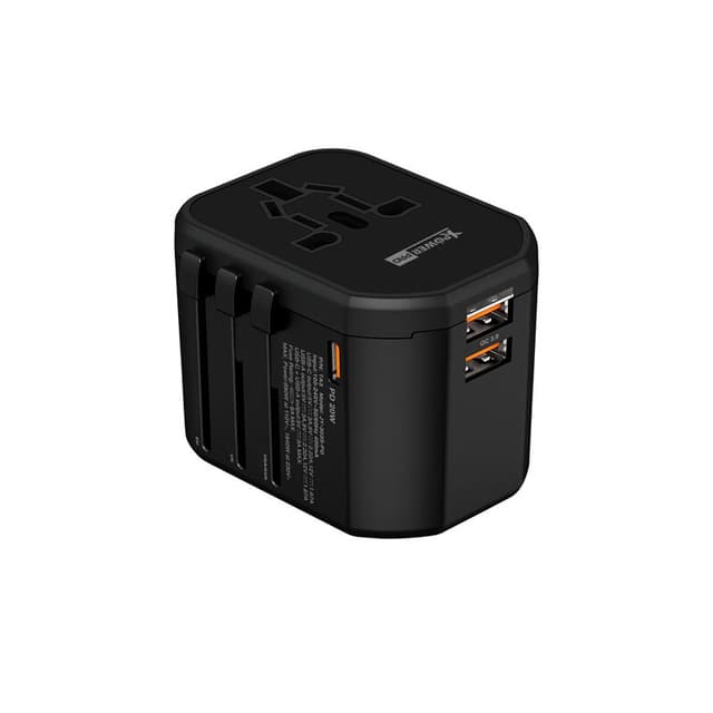 فيش السفر تي آ 3 20 وات من اكسبور لون أسود Xpower ta3 20w pd travel charger