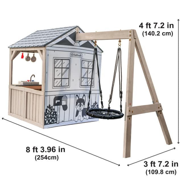 Kidkraft Savannah Swing Outdoor Playhouse