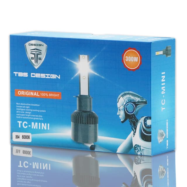 Toby's TC Mini H4 Car LED Headlight 300W