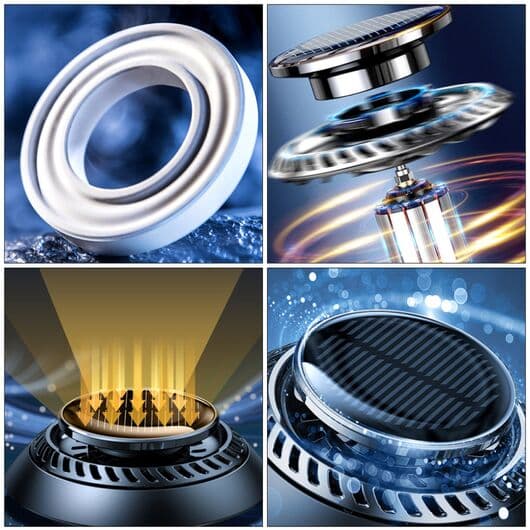 معطر جو للسيارة روك Rock In car Solar fragrance