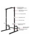 Marcy Squat Rack With Multi-Grip Pull Up Bar | SB-670