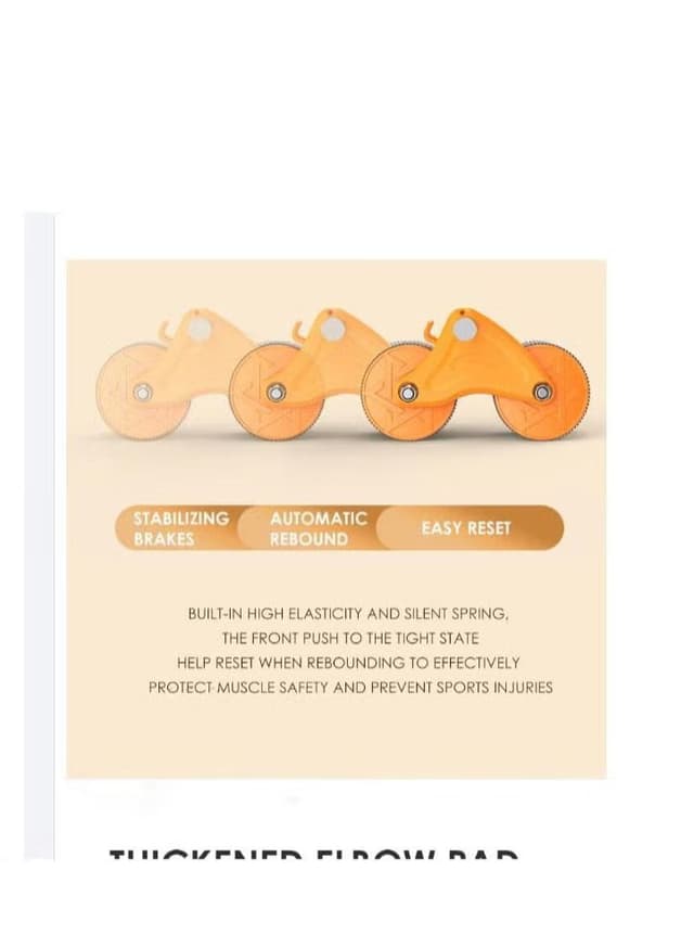 جهاز تمارين البطن الأوتوماتيكي Automatic Rebound Abdominal Exercise Roller