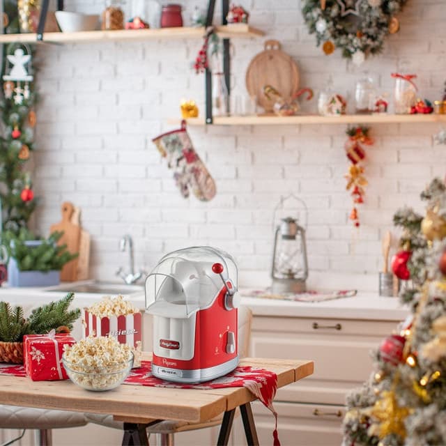 الة فشار احمر وابيض اريتي Ariete Party Time Popcorn Maker