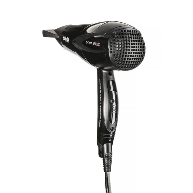 استشوار شعر بقوة 2100 واط لون أسود بيبي ليسBabyliss Expert Hair Dryer