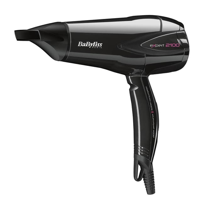 استشوار شعر بقوة 2100 واط لون أسود بيبي ليسBabyliss Expert Hair Dryer