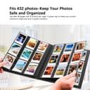 البوم صور للجيب 432 صورة من او اوزون لون وردي O Ozone 432 Pockets Photo Album