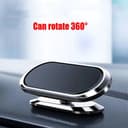 O Ozone Strong Magnetic Aluminum Alloy Car Phone Mount, 360° Rotation & Degrees View, Mobile Phone Stand Holder for All phones & Mini Tablets