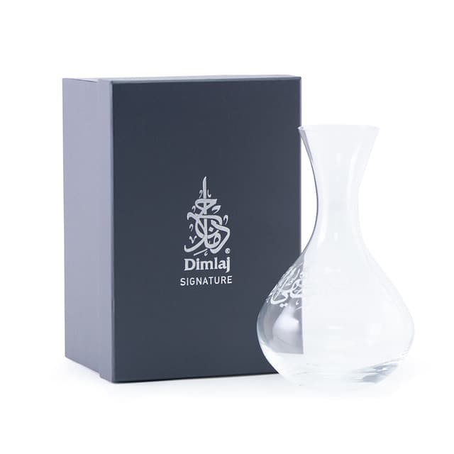 Dimlaj Thuluth Crystal Decanter (Engraved)