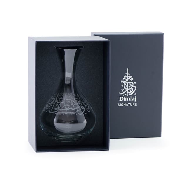 Dimlaj Thuluth Crystal Decanter (Engraved)