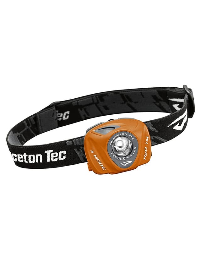 مصباح رأس 46 ساعة مقاوم للمياه برينستون Princeton Tec EOS Orange AAA LED