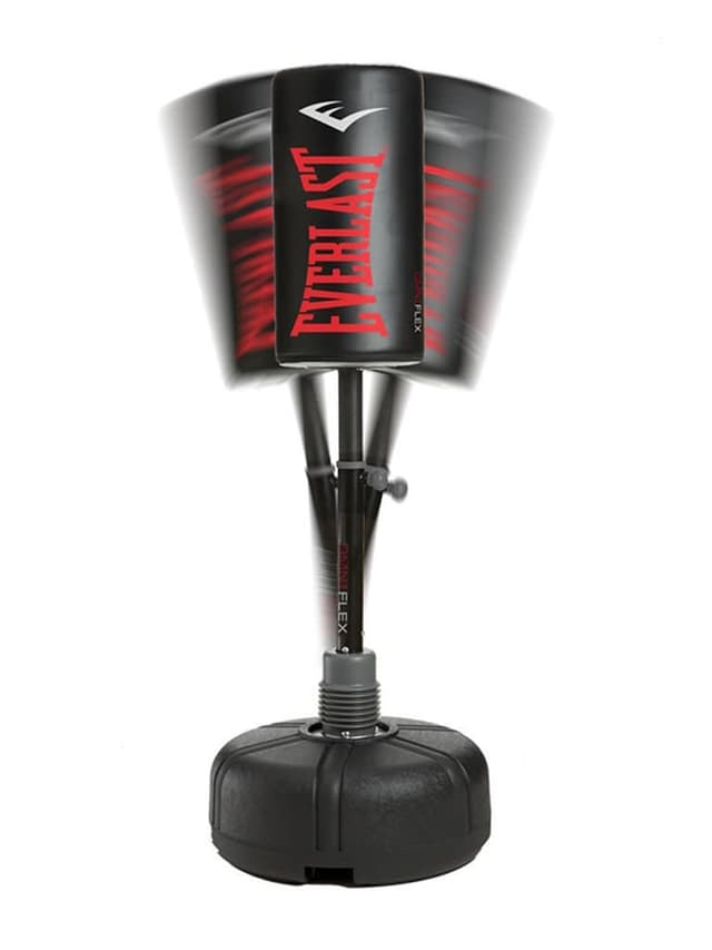 كيس ملاكمة ارضي 130 رطل مع قاعدة تثبيت ايفرلاست أسود وأحمر  Everlast Omniflex Freestanding Heavy Bag
