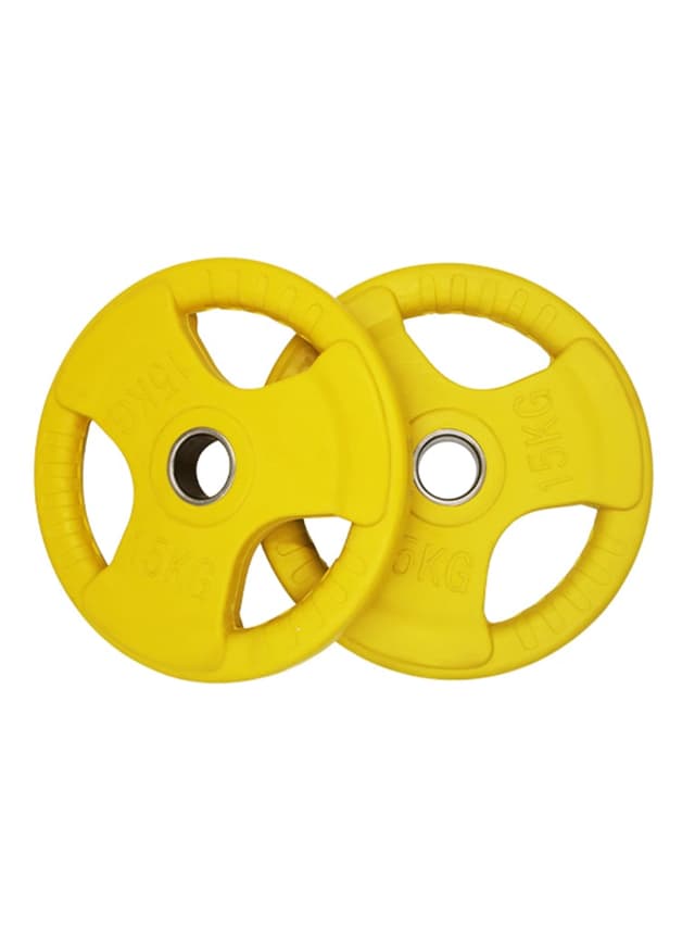 Knightshot Colored Rubber Plates | Pair Weight 15 Kg