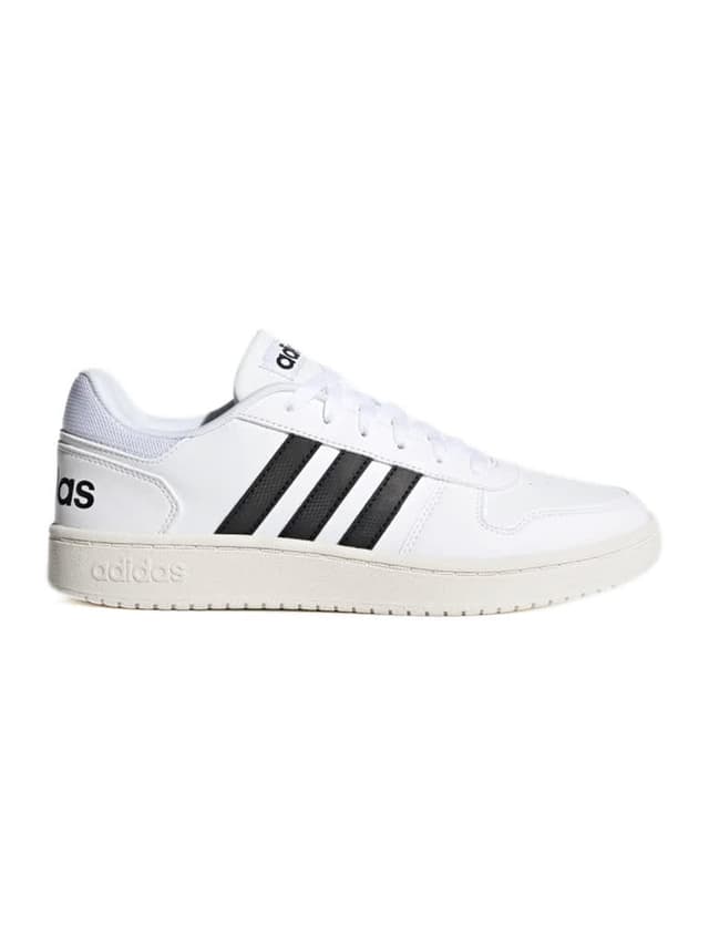 حذاء رياضي هوبس 2 مقاس اوروبي  44 2/3 ابيض اسود اديداس Adidas Hoops 2.0 Sport Inspired Footwear Color Cloud White/Core BlackSize EU 44 2/3
