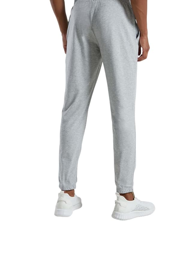 بنطلون اديداس رجالي رياضي بولي قطن سمول رمادي Adidas Linear Sweat Pants