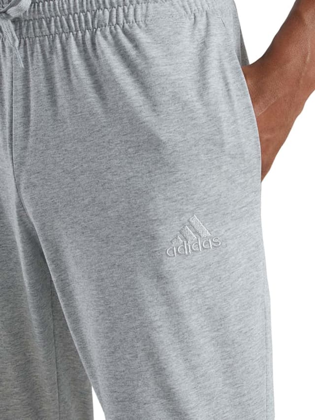 بنطلون اديداس رجالي رياضي بولي قطن سمول رمادي Adidas Linear Sweat Pants