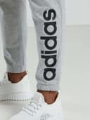 بنطلون اديداس رجالي رياضي بولي قطن سمول رمادي Adidas Linear Sweat Pants