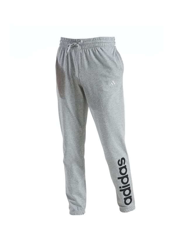 بنطلون اديداس رجالي رياضي بولي قطن سمول رمادي Adidas Linear Sweat Pants
