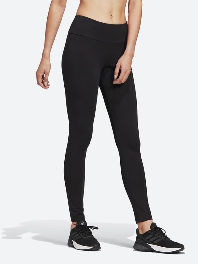 سروال رياضي نسائي مقاس صغير اسود اديداس Adidas Stacked Logo High-Rise Leggings