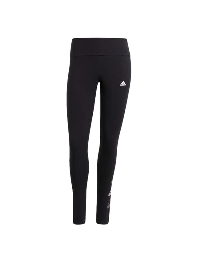 سروال رياضي نسائي مقاس صغير اسود اديداس Adidas Stacked Logo High-Rise Leggings