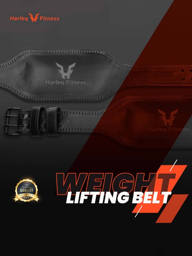 Harley Fitness Weight Lifting Belt Color OrangeSize M