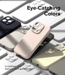 Ringke Silicone Magnetic Compatible with iPhone 15 Pro Case Cover Powerful Magnet Long Lasting Silky Feel Anti-Fingerprint iPhone 15 Pro Back Cover - Sunny Lime