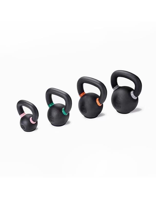 كيتل بيل بوزن 8 كغ  باللون الأسود من ليفتديكس Liftdex Kettle Bell Color BlackWeight 8 Kg