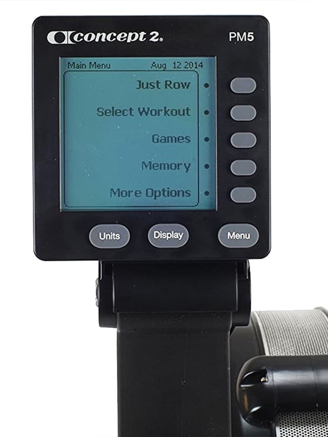 جهاز تجديف هوائي قابل للتعديل اسود كونسيبت Concept 2 Indoor Rower Model D with PM5 Monitor