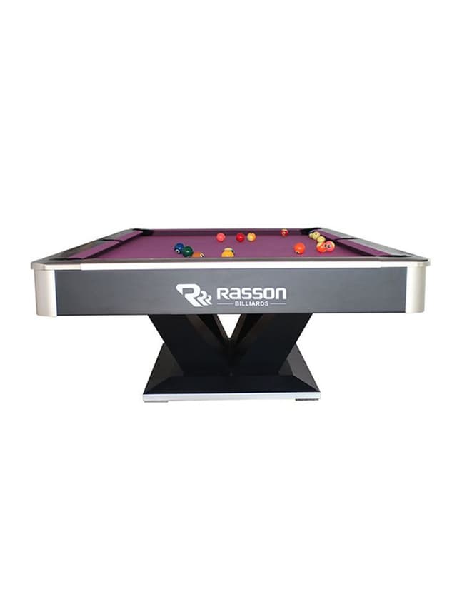 RASSON Victory II Plus Tournament Billiard Table 9Ft. Black Finishing