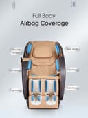 كرسي مساج 16 نقطة تدليك 6 برامج أسود بني اريس ARES iDreamer Massage Chair - 153123