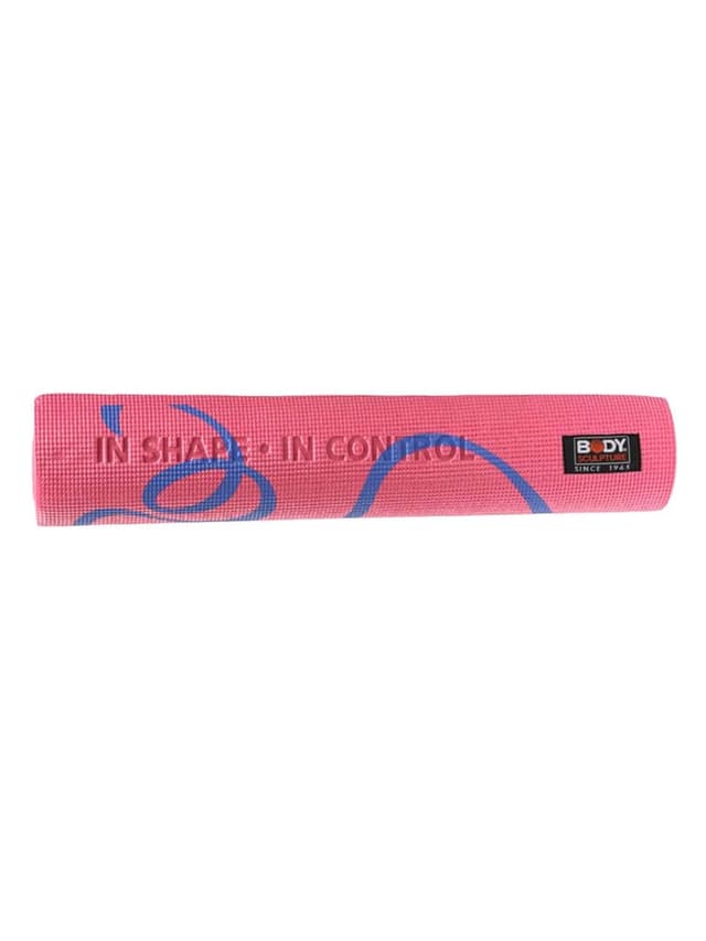 Body Sculpture Yoga Mat Blue Color Pink