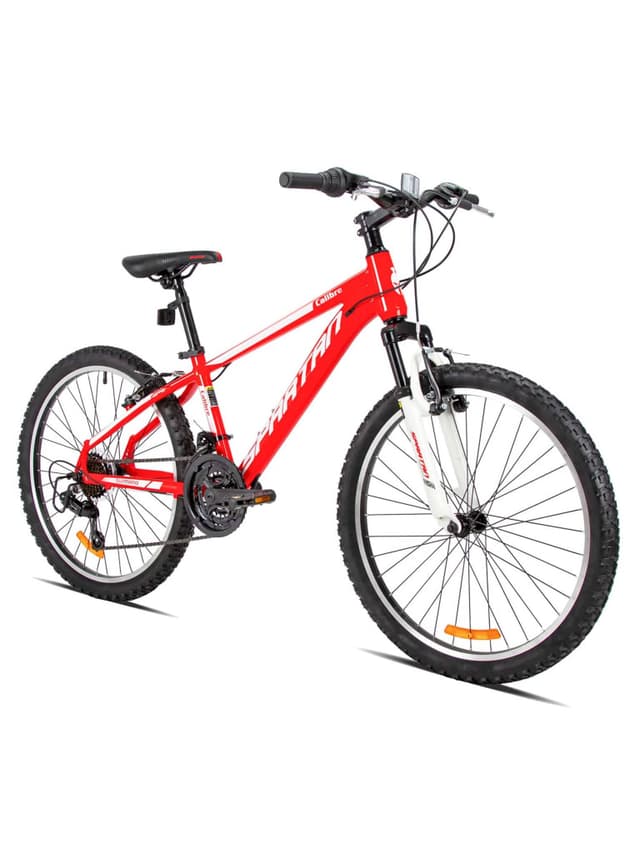 Spartan 24 inch Calibre MTB Alloy Bicycle Color Flame Red