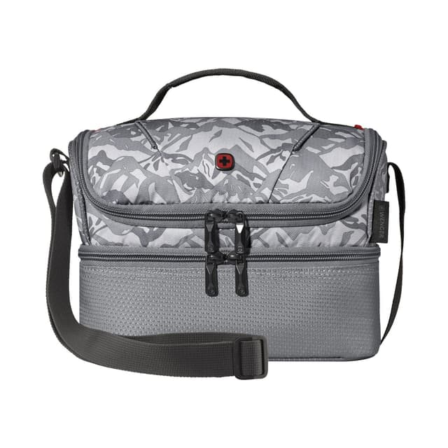 شنطة اكل للمدرسة سعة 7 لتر من البوليستر رمادي Wenger School Lunch Box