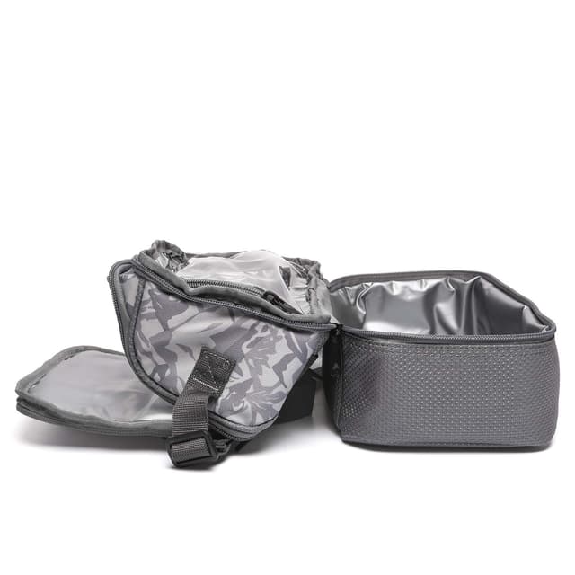 شنطة اكل للمدرسة سعة 7 لتر من البوليستر رمادي Wenger School Lunch Box