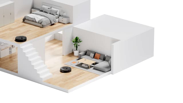 مكنسة روبوت التنظيف روبوروك كيو 8 ماكس بلس 5500 باسكال مع صندوق للغبار Roborock Q8 Max+ Robot Vacuum with Auto-Empty Dock