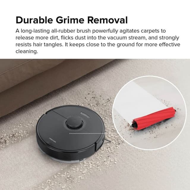 Roborock Q7 Max Robot Vacuum Cleaner with Mop, 4200Pa Strong Suction, Lidar Navigation, Multi-Level Mapping, No-Go&No-Mop Zones, 180mins Runtime, Works with Alexa, Perfect for Pet Hair