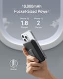 باور بانك شاحن ايفون لاسلكي مغناطيسي انكر 10000 مللي أمبير Anker PowerCore 633 MagGo